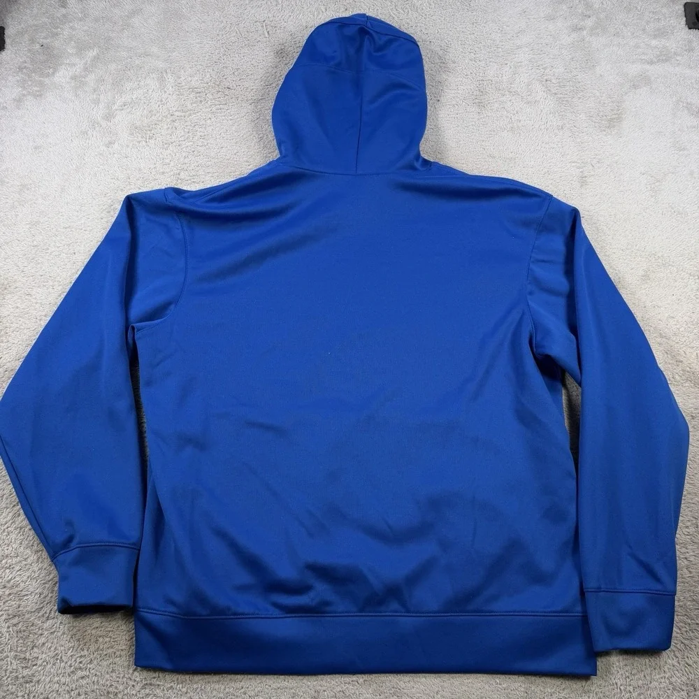Nike Dallas Mavericks Hoodie Mens Large Blue Dri-Fit Basketball NBA Pullover
